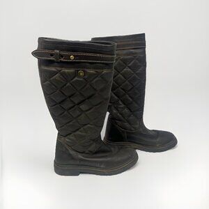 Dover Saddlery Riding Sport Women’s Tall Boots Size 6.5 Brown Synthetic Leather